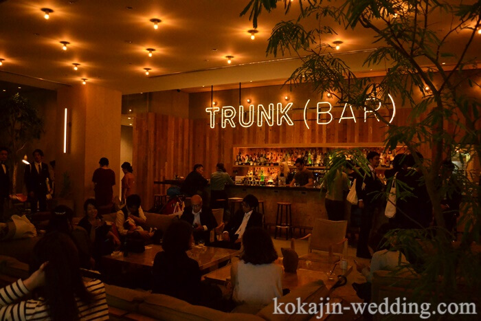 TRUNK HOTEL のロビー